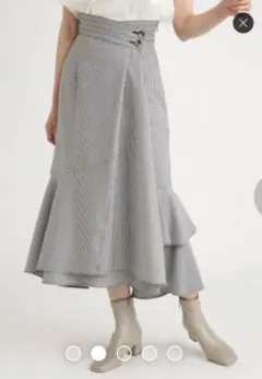 新品SNIDELスナイデル★ウエストデザインマーメイドスカート