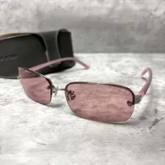 miu miu ミュウミュウ Y2K リムレス サングラス ピンク 00s MIU MIU rimless sunglasses y2k pink - メルカリ