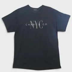 CHARI&CO NYC ロゴプリント Tシャツ ネイビー L ストリート 半袖のサムネイル