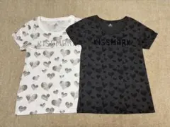 kissmark キスマーク ハート柄 Tシャツ Mサイズ 2枚セットのサムネイル