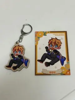 地縛少年花子くん 源光 ウッドキーホルダー 特典イラストカード