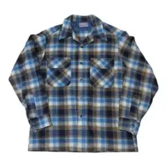 70s USA製 PENDLETON オープンカラー