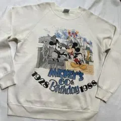 80's 【希少】USA製　Disney ディズニー フュージョン　スウェット
