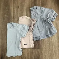 キッズ Tシャツ 3枚セット フリル付き ブランシェス アプレレクール