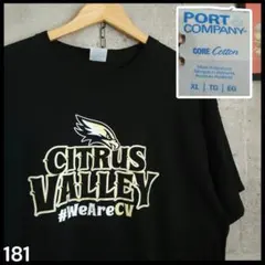 イーグル プリントTシャツ 黒 XL US古着 CITRUS VALLEY