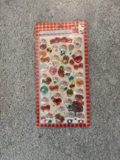 ハローキティ☆立体シール、海外製
