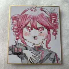 重音テト 手描きイラスト イラスト 色紙