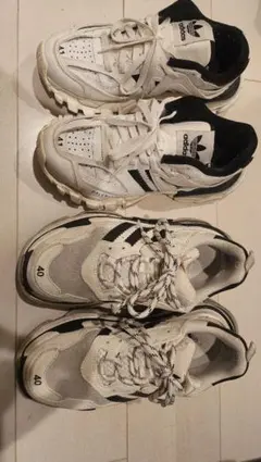 BALENCIAGA x adidas スニーカー 2足セット 40 41のサムネイル