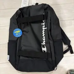 Champion ブラック バックパック 大容量のサムネイル