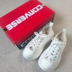 美品 CONVERSE ALL STAR 厚底 スニーカー コンバース 24.5