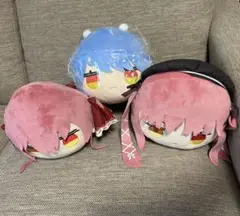 ホロライブ　寝そべりぬいぐるみ宝鐘マリン2種　兎田ぺこら　3点セット