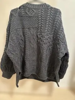 Ungrid ケーブルニット グレー 長袖