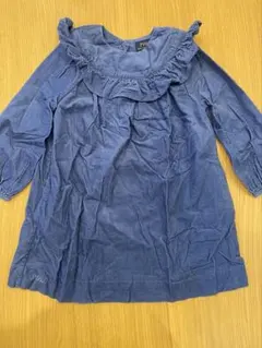 POLO RALPH LAUREN ネイビー 七分袖ワンピース 4歳