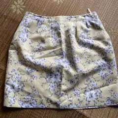 花柄タイトスカート ベージュ　プロポーションボディドレッシング