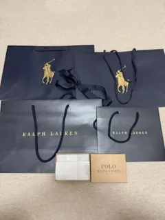 Ralph Lauren ショップ袋 4枚&カードケース箱1点