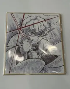 アニメジャパン 鬼滅の刃 リアル webshopくじ 複製ミニ色紙 我妻善逸