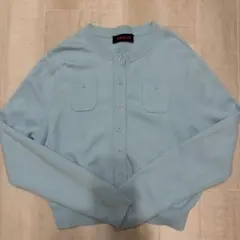 caban 水色 カーディガン