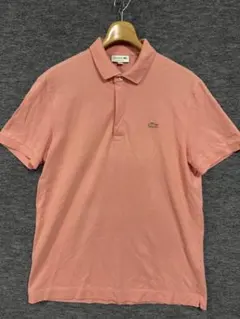 LACOSTE ラコステ ピンク ポロシャツ ロゴ L REGULAR FITのサムネイル