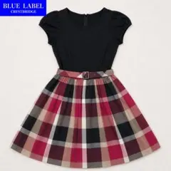 ブルーレーベル クレストブリッジ 黒ワンピース 38 Mレディース