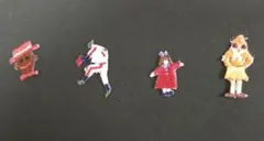 刺繍キャラクター ワッペン 4点セット