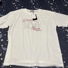 新品　CECIL McBEE ストーン付きTシャツ M