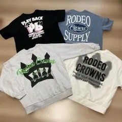 美品　Rodeo Crowns トレーナー、Tシャツ4点セット