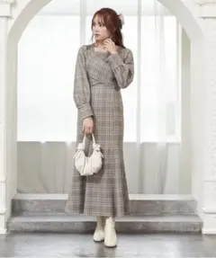 earth music&ecology クロスリボンワンピース