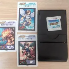 3DS 新・光神話　パルテナの鏡　ソフト、スタンド、ARカード3枚のみ