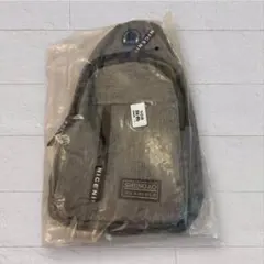 ボディバッグ メンズ ショルダーバッグ 2way 撥水 軽量 収納 グ レー