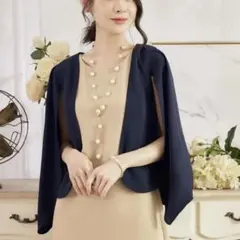 XXL DRESS+ マント ケープ ボレロ ジャケット フォーマル 羽織り