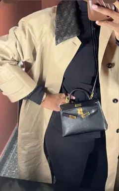 Bottega Veneta ボッテガヴェネタ イントレチャートトレンチ着画のサムネイル