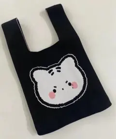 値下げ❗️ジェジュン 白ドラ ニットバック