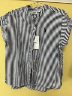未使用　U.S. POLO ASSN. 半袖シャツ ネイビー/ホワイト