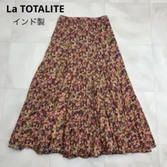 ☆ La TOTALITE ラトータリテ ボイル フレアスカート インド製 38のサムネイル