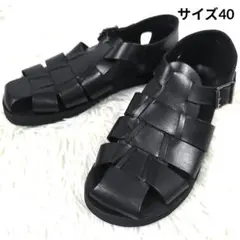 美品】KLEMAN グルカサンダル DIMOR クレマン 40 ブラック 黒 - メルカリ