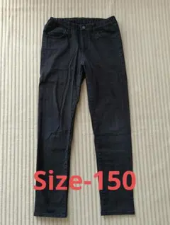 黒/ スリムフィットパンツ/ ユニクロ/150サイズ
