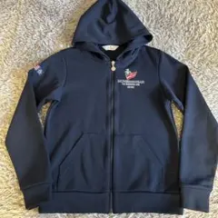 Munsingwear ネイビー フルジップフードパーカー