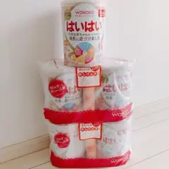WAKODO はいはい 粉ミルク 5缶入り　未開封　おしり拭き付き