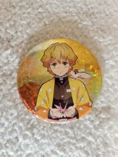 鬼滅の刃 ナムコ　namco プライズ　ホログラム缶バッジ　我妻善逸