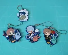 【未使用】銀魂　ラバーストラップ　4点　まとめ売り