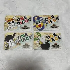 ONEPIECE 麦わらストア ポイントカード 4枚
