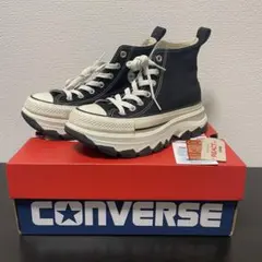 【廃盤品】converse トレックウェーブ 黒白 23.5cm