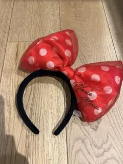【美品】ミニーちゃん リボンカチューシャ