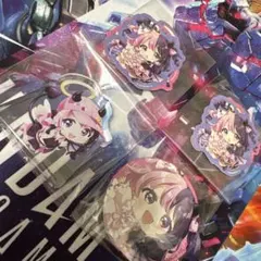 TGS 東京ゲームショウ 天鬼ぷるる ガチャ 缶バッジ 4個セット - メルカリ