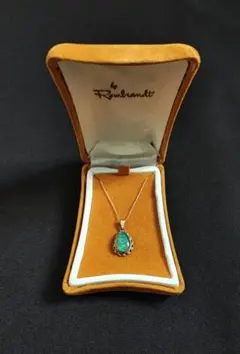 【1976年NY国連本部購入】14K オパール ネックレス レシート・箱付