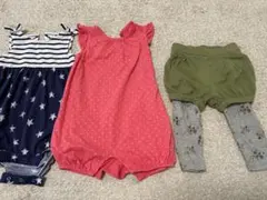 ベビー服セット（ロンパース・ショートパンツ）