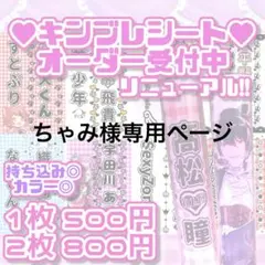 ちゃみ様専用ページ