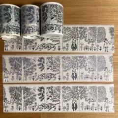 【20cm切売り】mtミナペルホネン マスキングテープ　imagine 3種