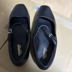 【海外ブランド】CUSHIONAIREフラットパンプス 黒 大きいサイズ26.5