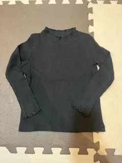 ＊UNIQLO＊ハイネック　フリルリブトップス　110㎝
